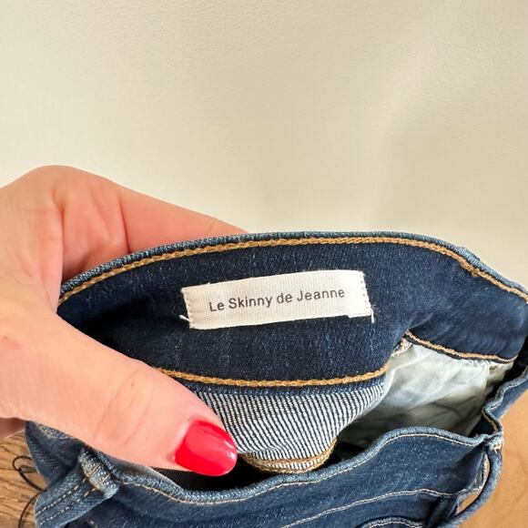 FRAME Le Skinny de Jeanne Raw Hem Jeans in Sutter 30 - Picture 10 of 11